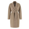 Max Mara Mxmaceri Cashmere Midi Coat Beige