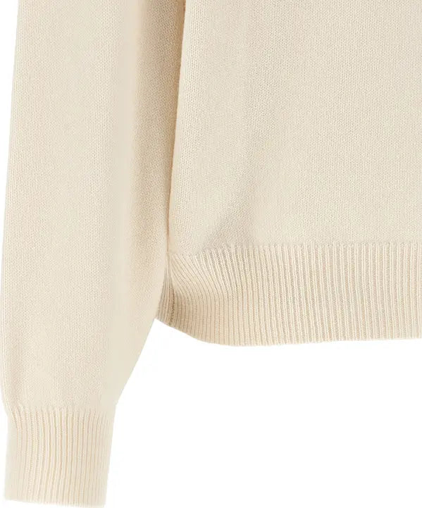 Brunello Cucinelli Cashmere Turtleneck Sweater Cream