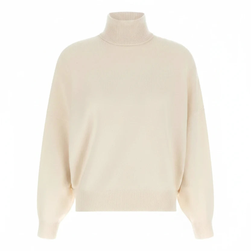 Brunello Cucinelli Cashmere Turtleneck Sweater Cream
