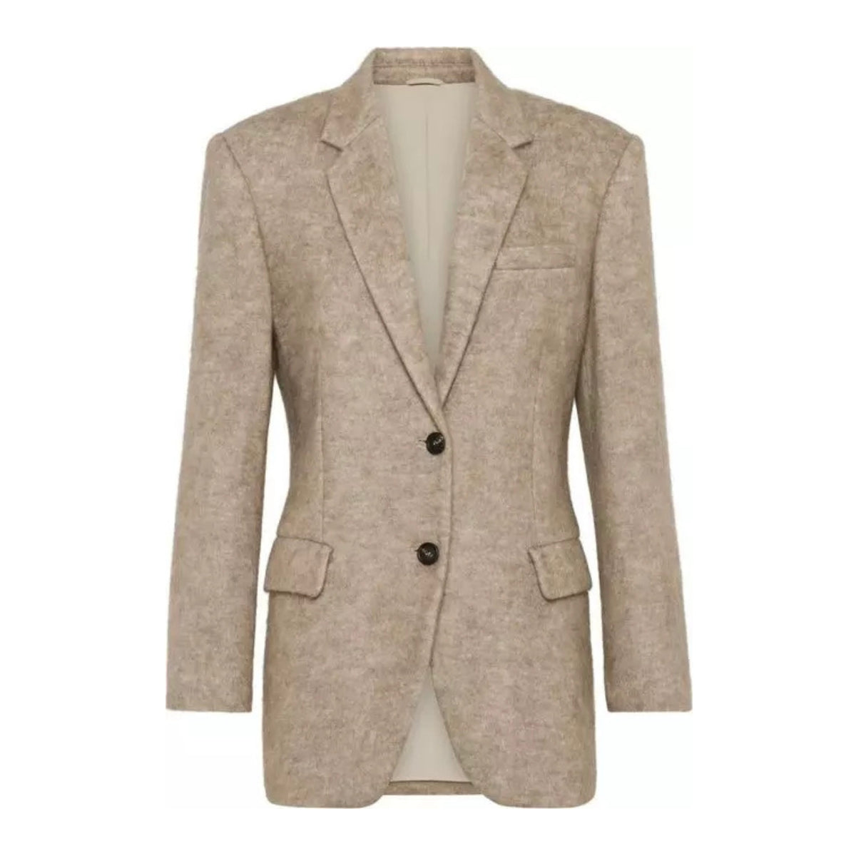Brunello Cucinelli Monili Embelleshed Cashmere Blazer