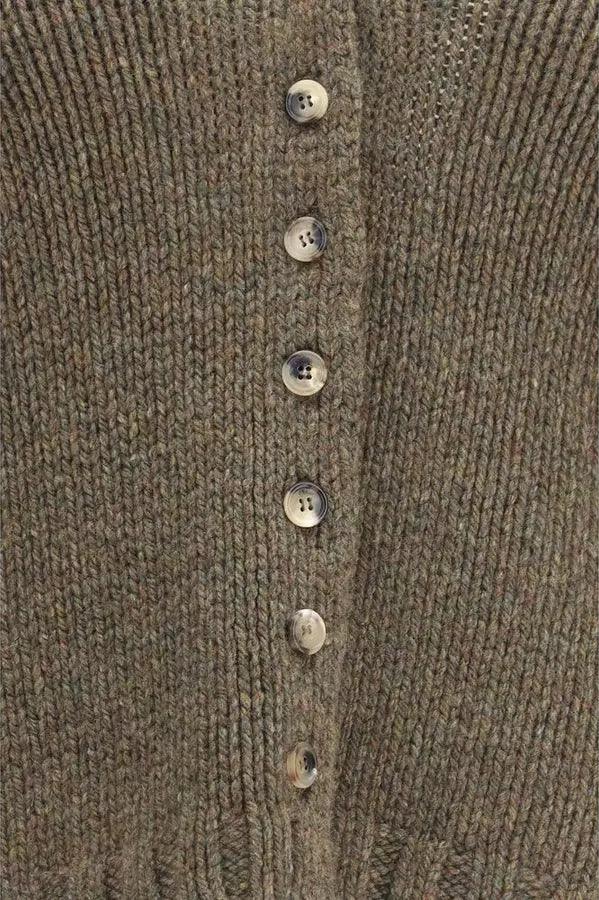 Khaite Cashmere Cardigan Artichoke