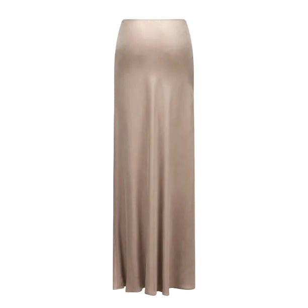 Fabiana Filippi Lyocell Long Skirt Taupe