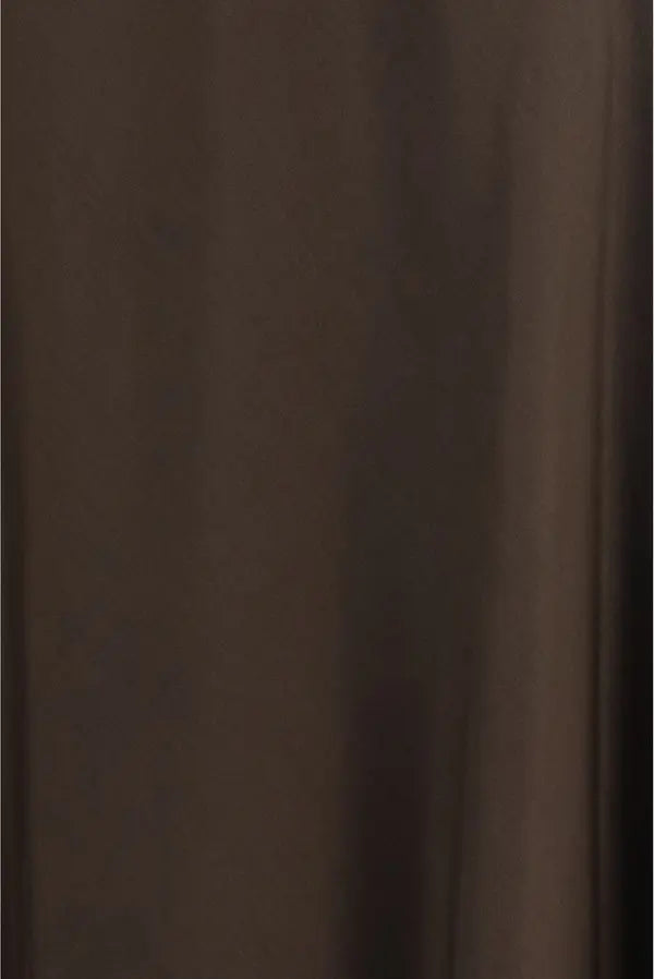 Brunello Cucinelli Silk Skirt Brown